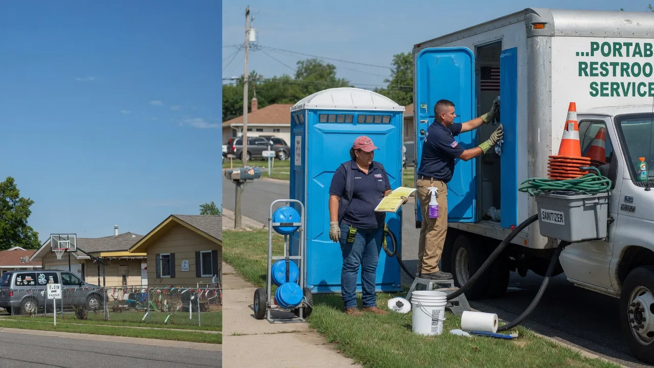 Portable Toilet Rental in Easton, IL near me